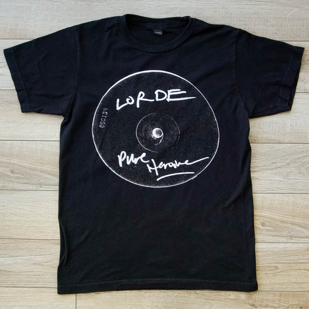 HOT!  LORDE Pure Heroine Album Rock Tshirt S